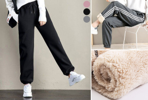 Fleece joggingbroek voor dames