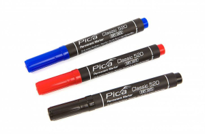 PICA 520/46 PERMANENT MARKER 1-4 mm rond ZWART